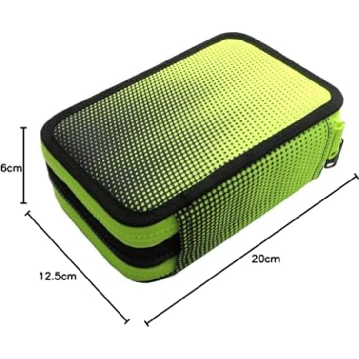 CoolPack XXL Federtasche 3-Fach Schulstiftetui, ombre Federmäppchen mit 44-teiligem Inhalt, geräumig und verstärkt – Bild 2