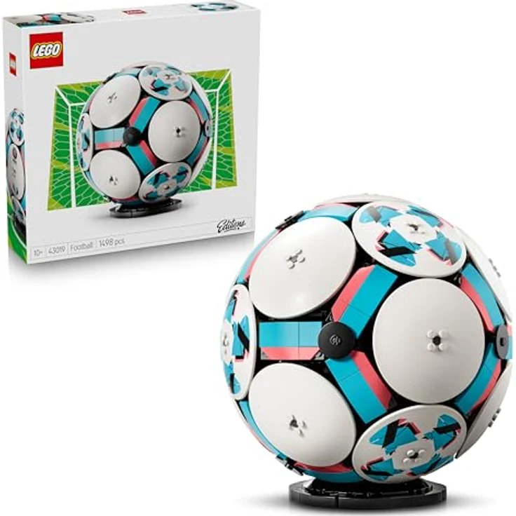 LEGO Editions Fußball Spielzeug 3D Modellbau mit interaktivem Miniaturstadion, Geburtstagsgeschenk für Sportfans ab 10 Jahren - 43019 – Bild 1