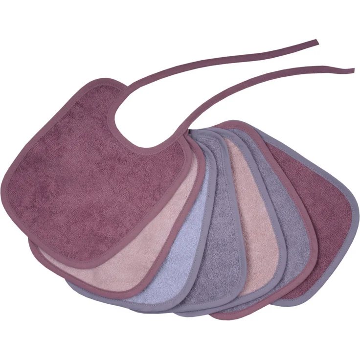 Wörner Lätzchen Bindelätzchen 7er Pack, 20x25 cm, maschinenwaschbar und trocknergeeignet
