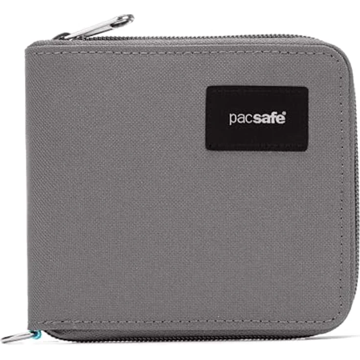 Pacsafe RFIDsafe Zip Around Wallet, Geldbörse mit RFID-Blocker Schutz, steinfarben (taupe) – Bild 1