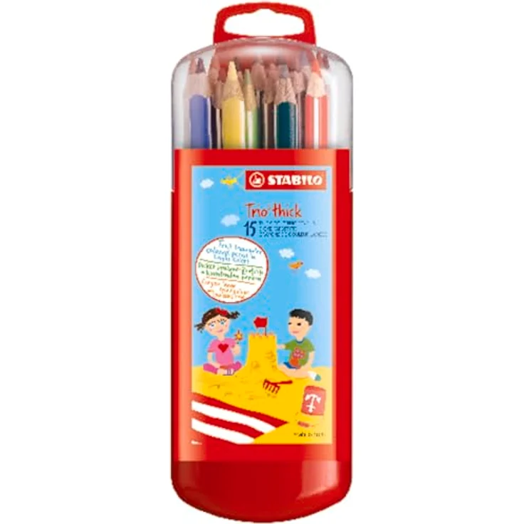 Stabilo Farbstift dreikant Trio 15er Zebrui Box 2031115 – Bild 2