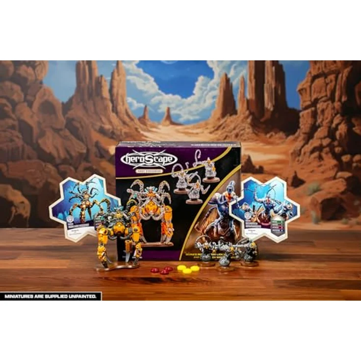 Renegade Renegade Heroscape Expansion Revna's Rebuke: Iron Lich Viscerot and Necrotech Wraithriders Army, inklusive 4 hochdetaillierte Miniaturen, für Miniaturenspiele ab 14+ – Bild 4