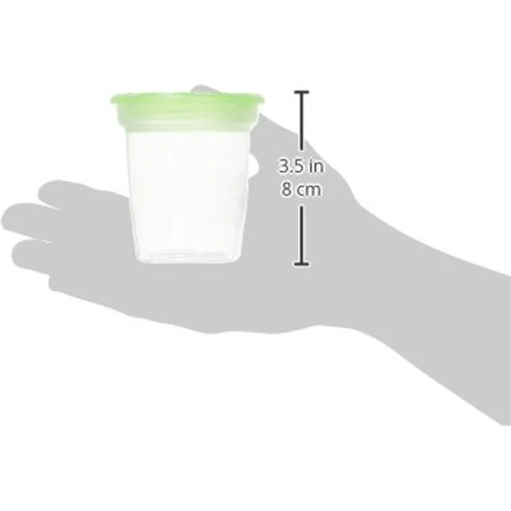 MAM Babynahrungsbehälter 120 ml, 5 Stück, transparent, ideal für die Aufbewahrung von Babynahrung – Bild 4