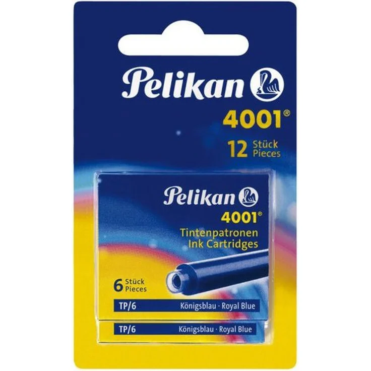 Pelikan Füllhalter Pelikan, 2x 6 Tintenpatronen königsblau, löschbar und auswaschbar – Bild 1
