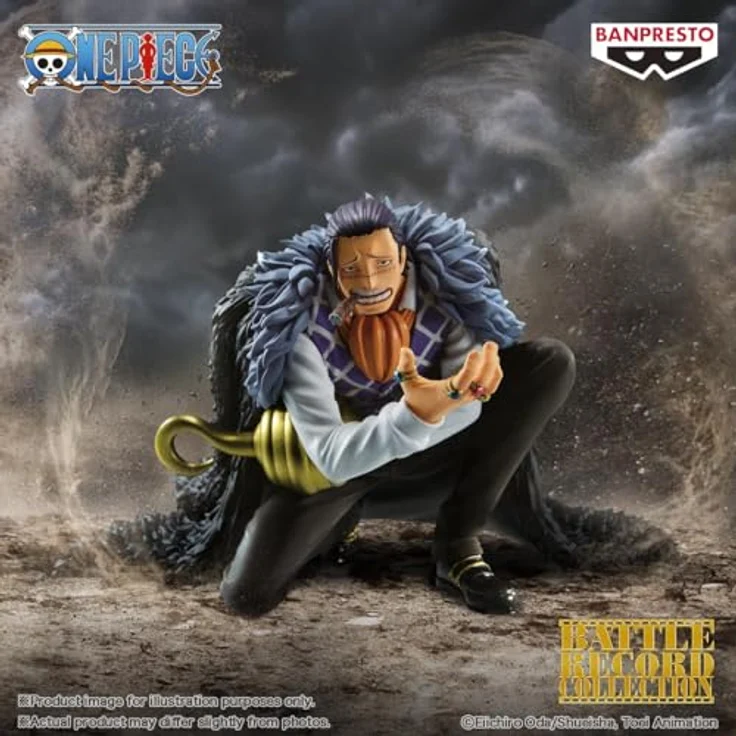 Banpresto One Piece Schlachtplatte Krokodil Figur, 8 cm Sammelfigur mit hochwertigem Design – Bild 2