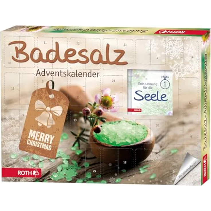 Roth Adventskalender Badesalz, mit Meersalz und Entspannungsbuch, für Erwachsene – Bild 2