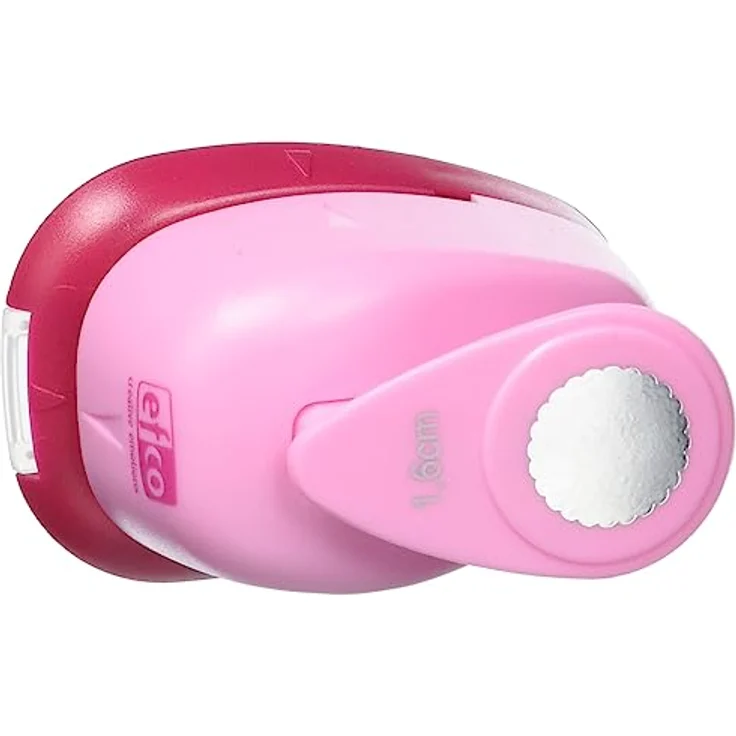 efco 1790109 Stanzer S, Kreis gezahnt 5/8 Zoll Motivstanzer, Kern: Metall, Pink, 6 x 4 x 4,5 cm – Bild 2
