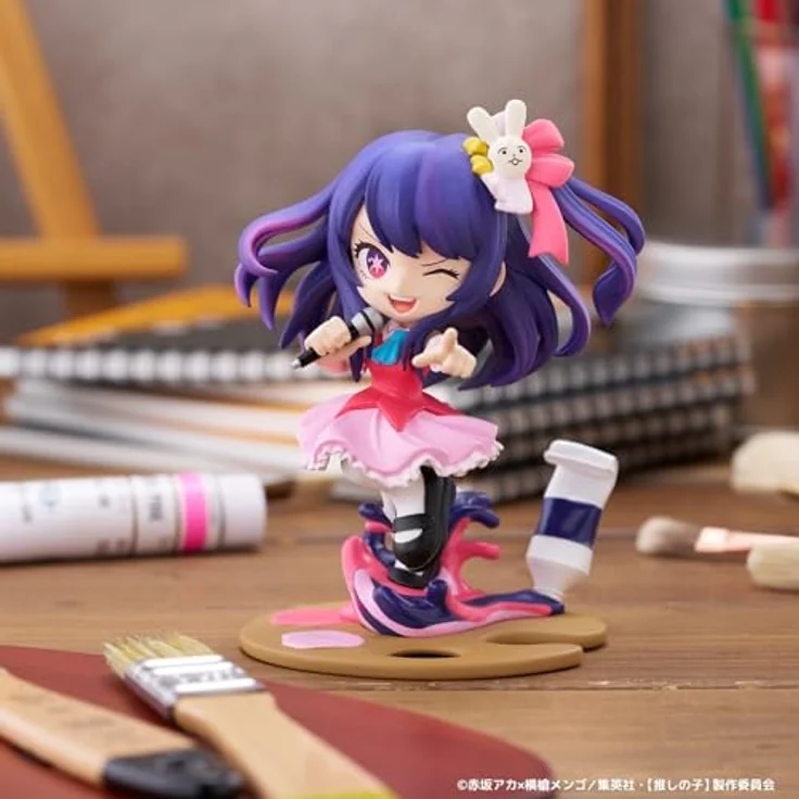 Bushiroad Creative Oshi no Ko PalVerse PVC Statue Ai, 11 cm, detailreiche Sammelfigur mit Base in Fensterbox – Bild 2