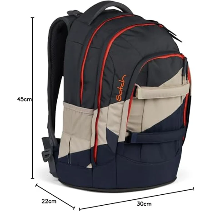 Satch Satch Pack Cliff Junper, Schulrucksack mit ergonomischer Anpassung, 2 Hauptfächern und recyclingfähigem Material, wasserabweisend – Bild 8