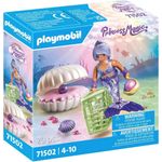 Playmobil® Konstruktions-Spielset Meerjungfrau mit Perlmuschel (71502), Princess Magic, (20 St), Made in Europe