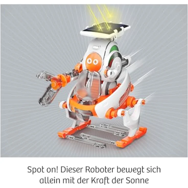 KOSMOS Solar Bots 621247, Bausatz für Solar Roboter mit 8 Solar-Modellen und Solarenergie-Antrieb, Experimentierkasten für Kinder ab 8-12 Jahre – Bild 2