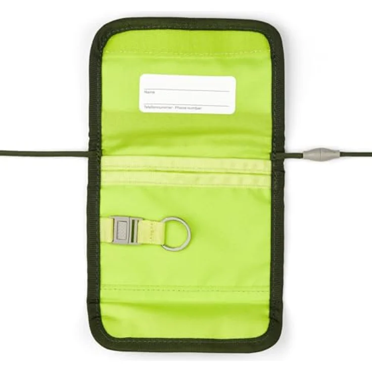 ergobag Brustbeutel, Mini Portemonnaie mit Kleingeldfach und Sichtfenster, aus recycelten PET-Flaschen, für Mädchen und Jungen – Bild 3