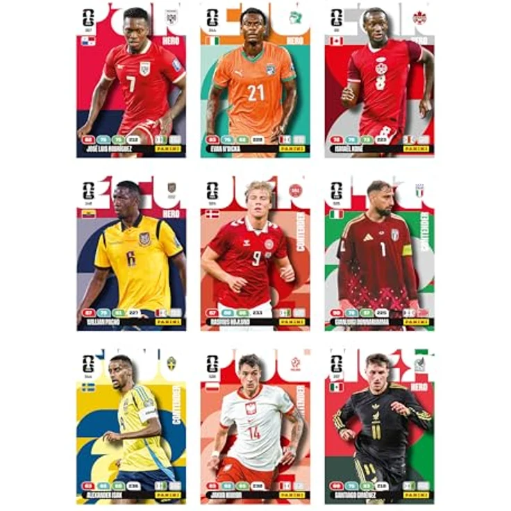 Panini 2026 FIFA World Cup Adrenalyn XL Display, Sammelkarten Box mit 50 Booster Packs – Bild 3