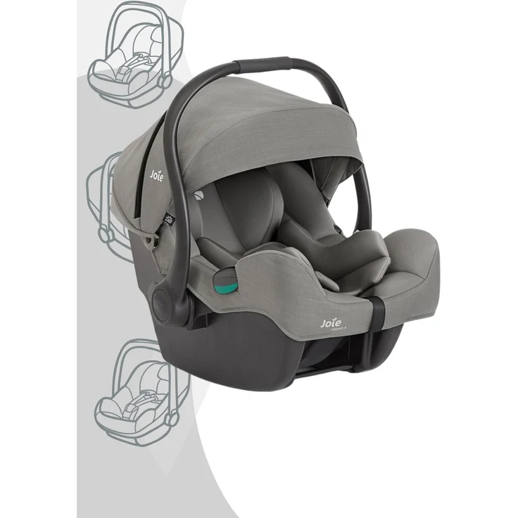 Joie i-Gemm 3 Babyschale i-Size, 40-85 cm, ab Geburt bis 13 kg, Tri-Protect Sicherheitskonzept, Quartz
