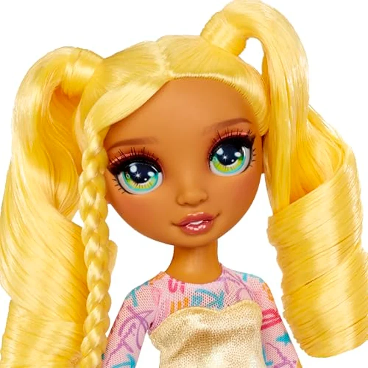 Rainbow High Anziehpuppe My Fashion Style Fashion Dolls - Sunny, modischer Street Look mit Handtasche – Bild 5