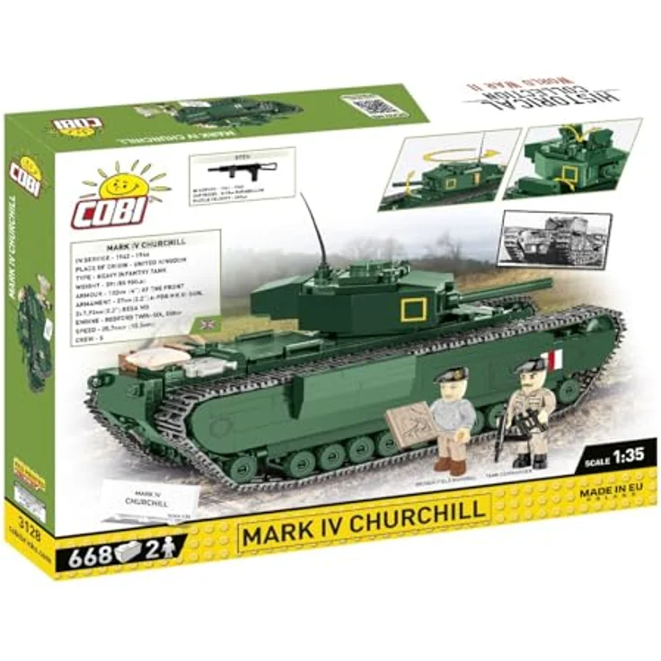 COBI Mark IV CHURCHILL, Klemmbausteine Made in EU – Bild 2