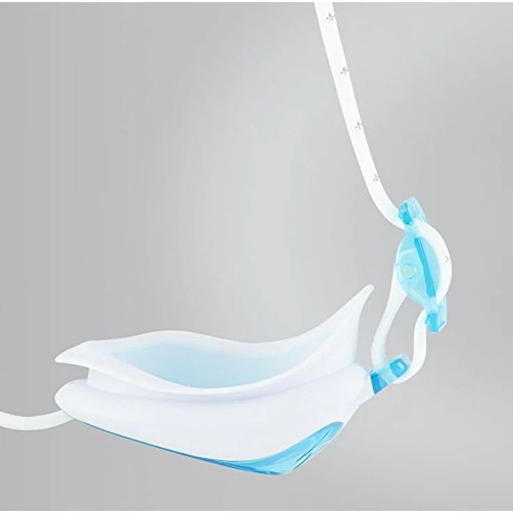 Speedo Damen Aquapure Schwimmbrille, Weiß/Blau, Einheitsgröße – Bild 4
