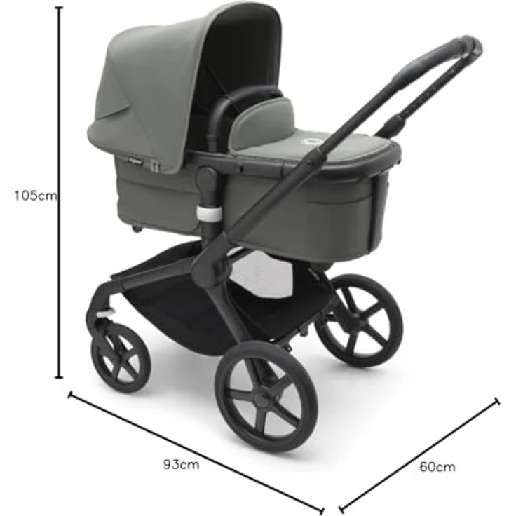 Bugaboo Fox 5 Kinderwagen 2-in-1 - Black / Forest Green Grün dunkel – Bild 10