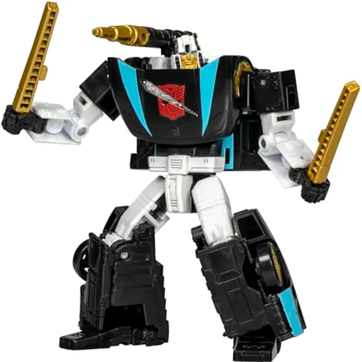 Transformers Legacy Deluxe-Klasse Armada Universe Wheeljack, 14 cm Action-Figur, wandelbar in Sportwagen, mit Zubehör und beweglichen Gelenken