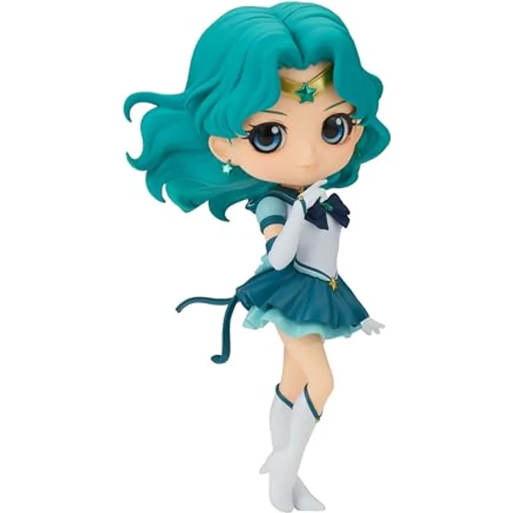 Banpresto Figur Q Posket Eternal Sailor Neptune Pretty Guardian Sailor Moon Cosmos The Movie (Ver.B) 14 cm BP88799P Mehrfarbig, PVC Figur mit umweltfreundlicher Verpackung - Banpresto