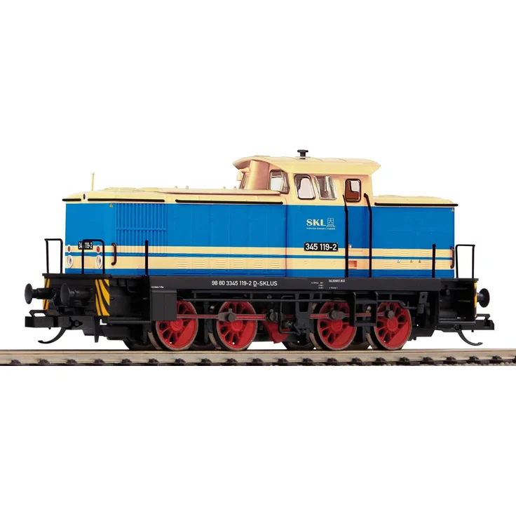 Piko TT-Diesellok BR 345 SKL VI + DSS PluX16 (Spur TT) Modelleisenbahn by Piko, TT Diesellok mit SKL VI, Spur TT
