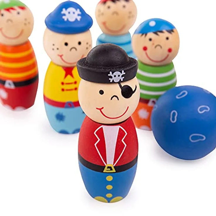 Bigjigs Toys Piratenkegel – Bild 3