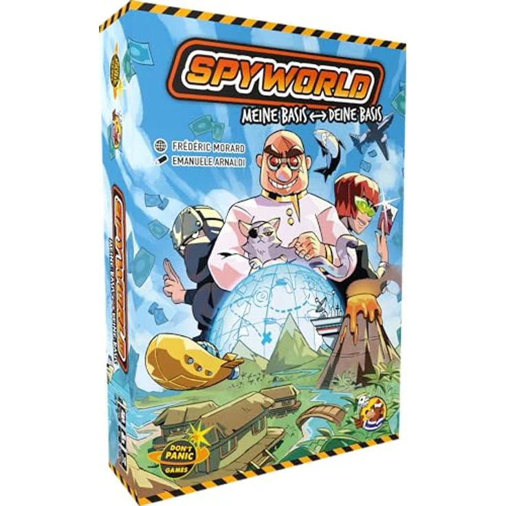 HeidelBÄR Games Spyworld, Strategisches Brettspiel für Spione, Roll & Write für 2-99 Spieler ab 8 Jahren, Deutsch – Bild 1