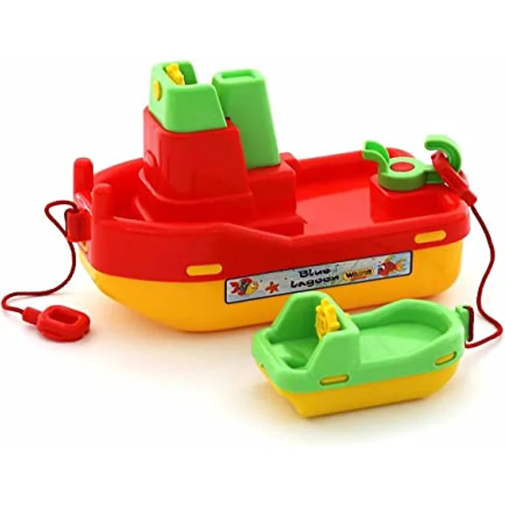 WADER Schlepper Lagoon mit kleinem Boot – Bild 2