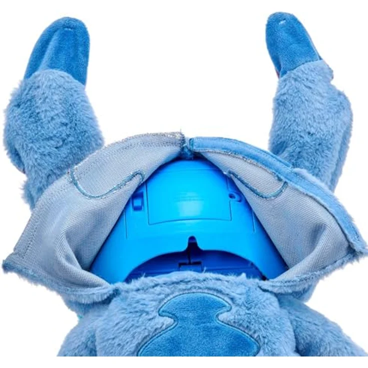 Famosa Disney Stitch Puppetronic, elektronisches Plüschtier mit über 100 Aktionen und Geräuschen, 45 cm, blau – Bild 8