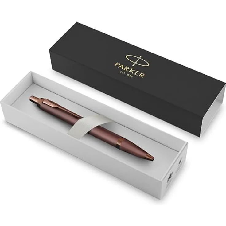 Parker Pen IM Monochrome, Kugelschreiber Medium (M), Burgunder, Vollmetallgehäuse mit PVD-Beschichtung, inkl. Geschenkbox – Bild 2