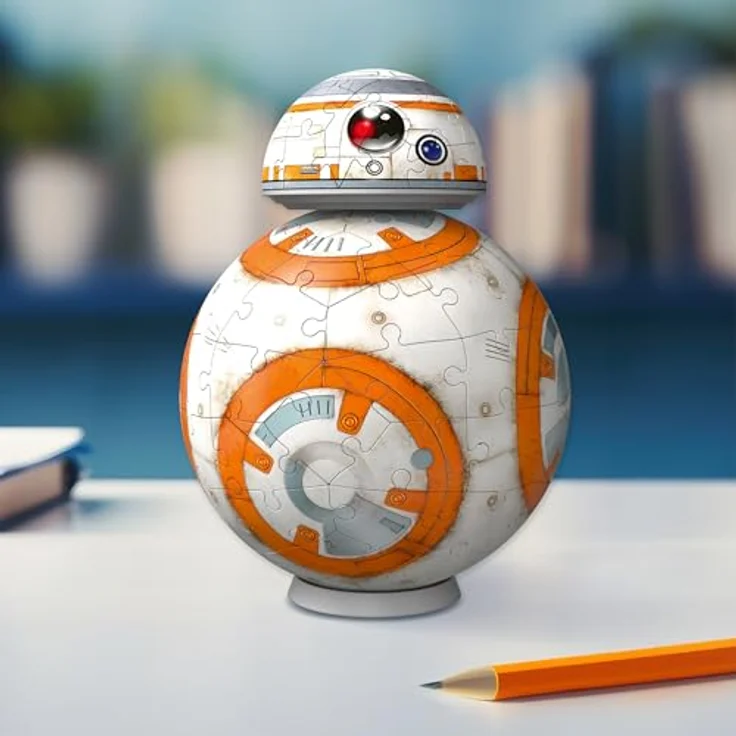 Ravensburger 3D Puzzle 11578 - Star Wars BB8 - Dreidimensionaler Puzzle-Ball ohne Klebstoff - Ideal als Geschenk für große und kleine Star Wars Fans – Bild 4