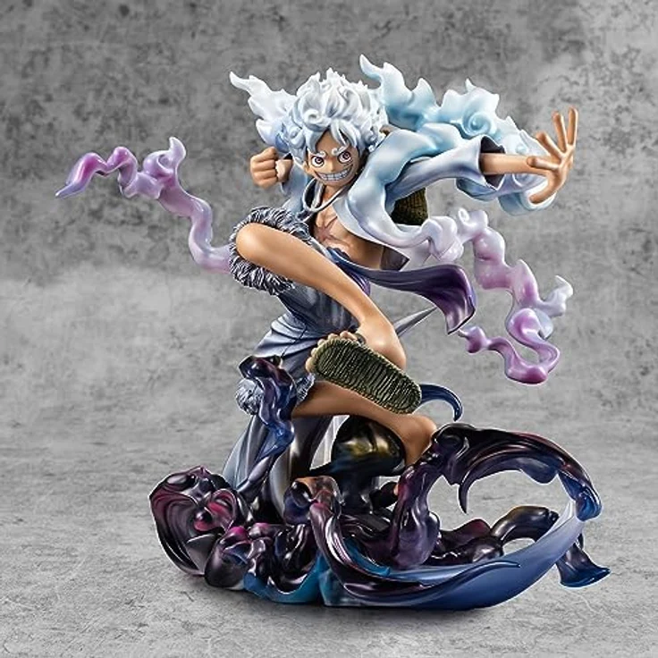 MegaHouse - One Piece WA-Maximum - Gear Five Monkey D. Luffy, Portrait of Pirates Sammelfigur, ca. 22,9 cm hoch, dynamische Modellierung, vorlackiert, offiziell lizenziert – Bild 5