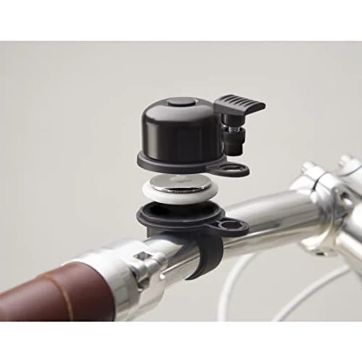 Hama Fahrradklingel AirBell® für Apple AirTag (AirTag Halterung, AirTag Befestigung, AirTag Versteck Fahrrad, Diebstahlschutz, Tracking, 85dB, 2,2cm Durchmesser) Schwarz – Bild 4