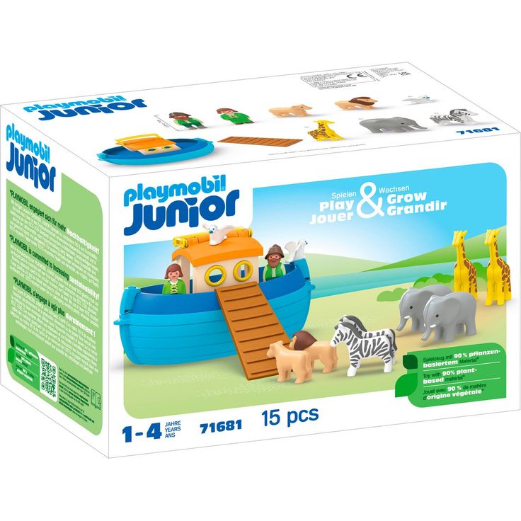 Playmobil® Konstruktions-Spielset Meine Mitnehm-Arche Noah (71681), JUNIOR, (15 St), Made in Europe - Preisvergleich – Bild 1
