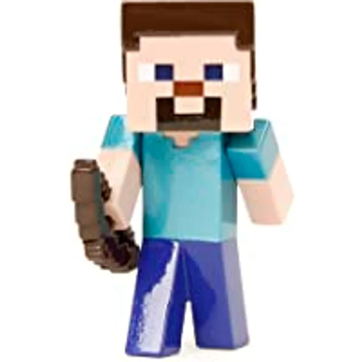Jada Toys Minecraft Figuren-Set (4 Stück) aus Metall - Sammelfiguren aus Minecraft Caves & Cliffs (Steve, Alex, Creeper und Warden) für Gamer & Sammler ab 8 Jahre, je 6 cm – Bild 4