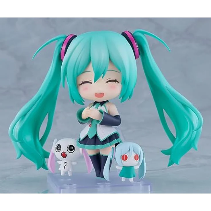 Good Smile Company Character Vocal Series 01 Nendoroid Actionfigur Hatsune Miku Because You're Here Ver., 10 cm, detailreich mit vielseitigem Zubehör und Acryl-Stand – Bild 4