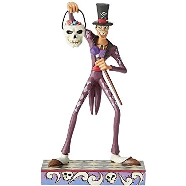 ENESCO Disney Figur, Die Prinzessin und der Frosch: Dr. Facilier, handbemalte Kunstharz-Sammelfigur
