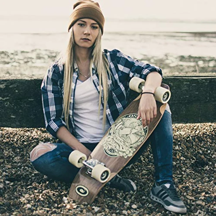 Osprey TY5343 ?In Skate We Trust? Single Kick Mini Cruiser Skateboard – Bild 3