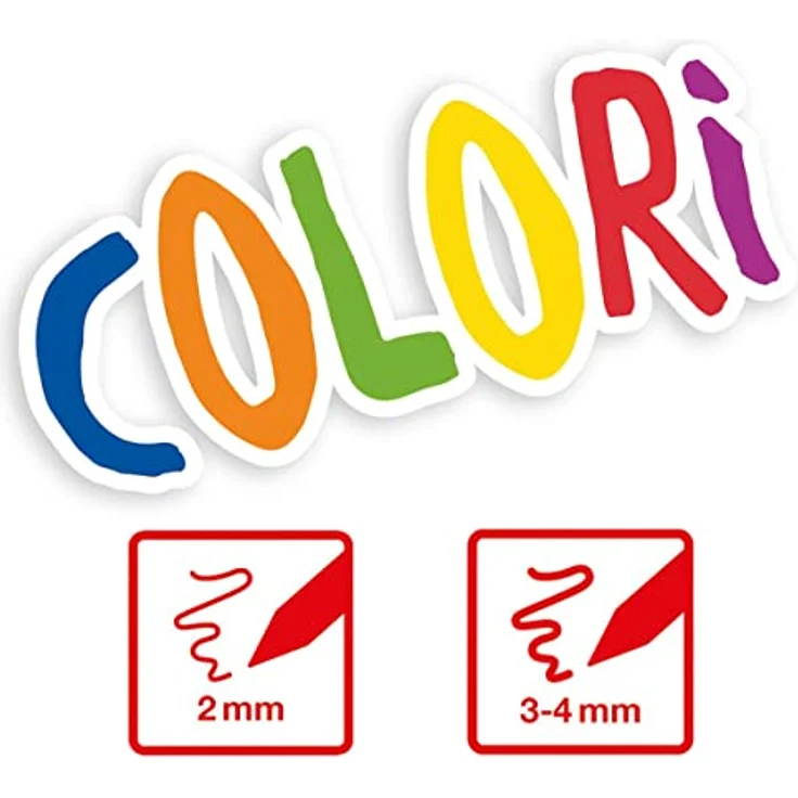 Eberhard Faber Colori Filzstifte - 20er Set, Doppelfasermaler mit Neon- und Pastellfarben – Bild 6