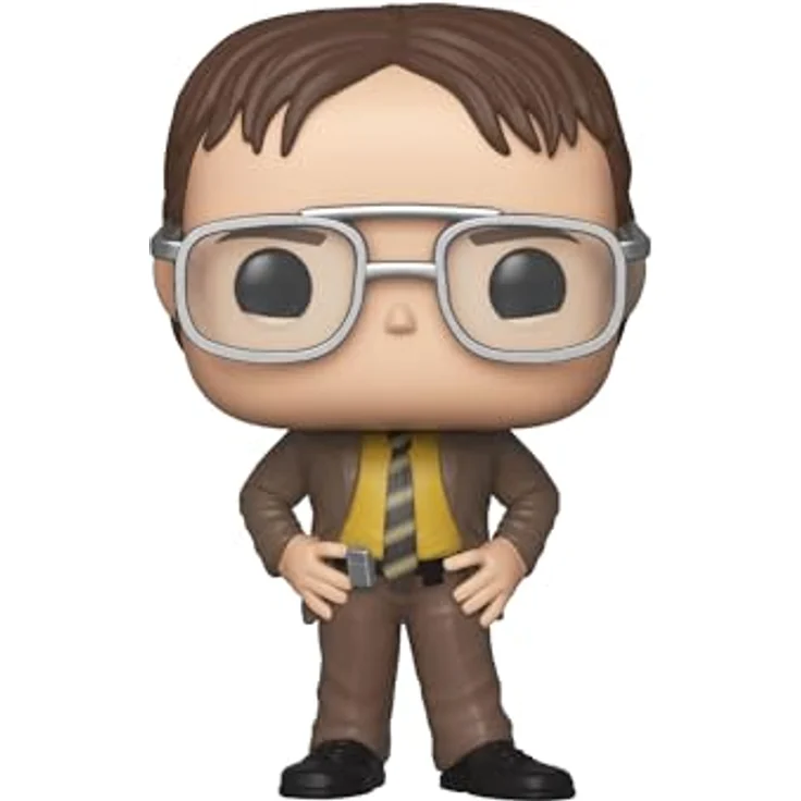 Funko Pop! TV: The Office - Dwight Schrute - Vinyl-Sammelfigur, 9,5 cm, hochwertiges und langlebiges Material, perfekte Geschenkidee für Sammler und TV-Fans – Bild 3