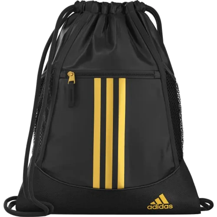 adidas Alliance 2 Sackpack, Schwarz/Gold Metallic, Einheitsgröße, Alliance 2 Sackpack