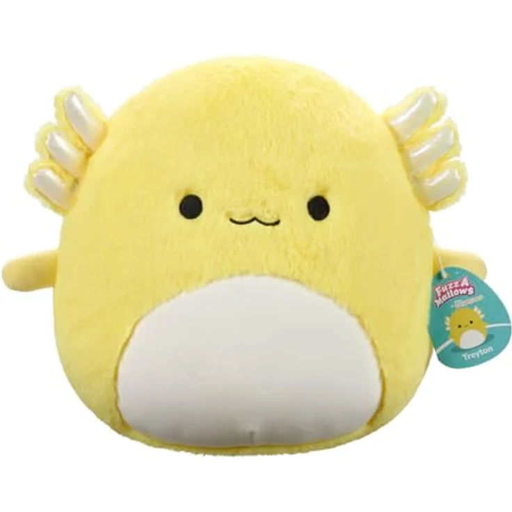 Squishmallows FuzzAMallows Plüschtier Treyton der Axolotl 30 cm – Ultra seltenes Exklusiv Original 2024 – Bild 2
