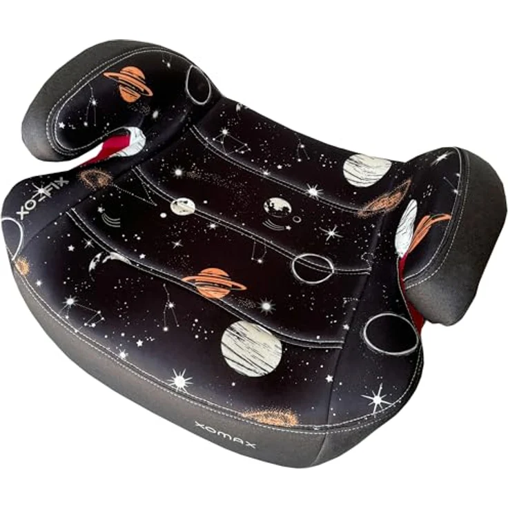 XOMAX Kindersitzerhöhung KBH313 mit ISOFIX, gepolstert, ECE R129, für 6 bis 12 Jahre, sportliches Design mit Armlehnen – Bild 5