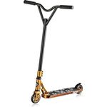 Xride ST1000 Stunt Scooter, Scooter Kinder und Erwachsene, ABEC 9 Kugellager, 110mm PU-Räder, rutschfestes Deck, 360° BMX-Lenker, Schwarz