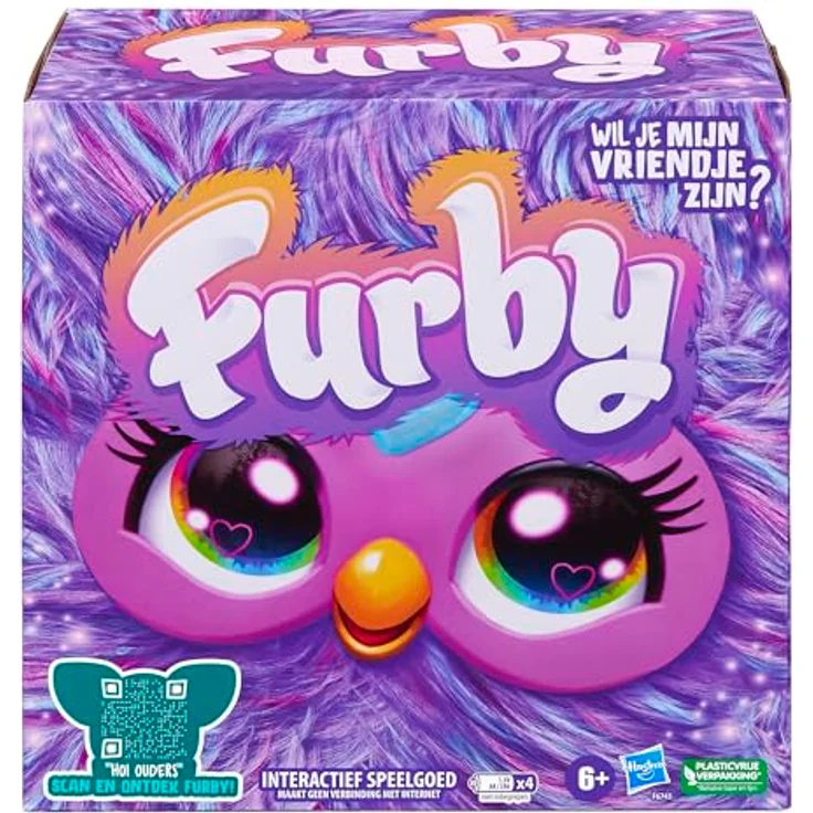 Furby Lila, Interaktives Kuscheltier mit 15 Modeaccessoires, sprachgesteuerte Animatronic - Niederländische Version – Bild 2