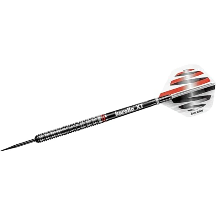 Karella HiPower 90% Tungsten Steeldart, 24g, für Klassische Dartscheibe, 3 Dartpfeile mit Metallspitze, Dartboard, Wolfram, Profidart mit Flight und Shaft – Bild 2