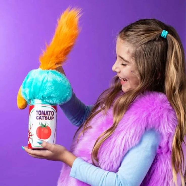 Bizak Mimimiau Streifen und Wow Kätzchen Überraschung, 12 Sammlerkätzchen mit Unboxing-Erlebnis und super großem Plüschcharakter – Bild 4