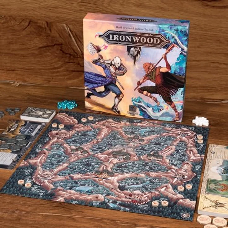 Avalia Studios Ironwood, strategisches Brettspiel für 1-4 Spieler mit asymmetrischem Gameplay und hochwertigen Materialien – Bild 2