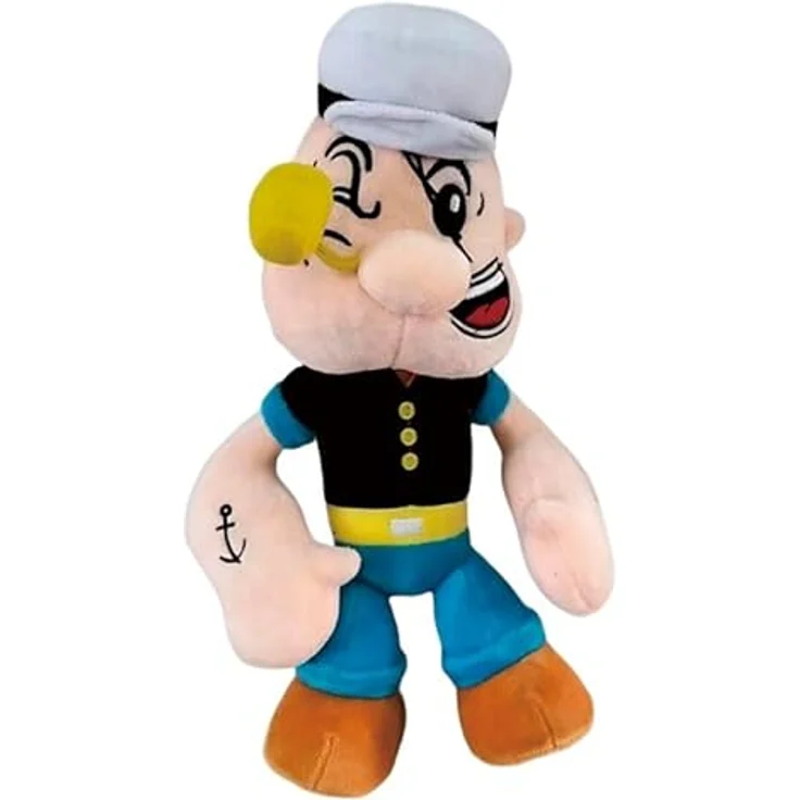Tinisu Plüschfigur Popeye Kuscheltier - 32 cm Plüschtier weiches Stofftier, Tinisu Popeye Plüschfigur 32 cm, weiches Stofftier - Preisvergleich – Bild 2