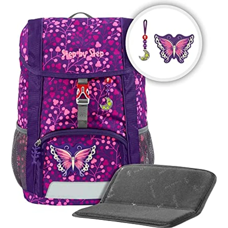 Step by Step KID SHINE Kinderrucksack-Set Butterfly Night Ina – Bild 4